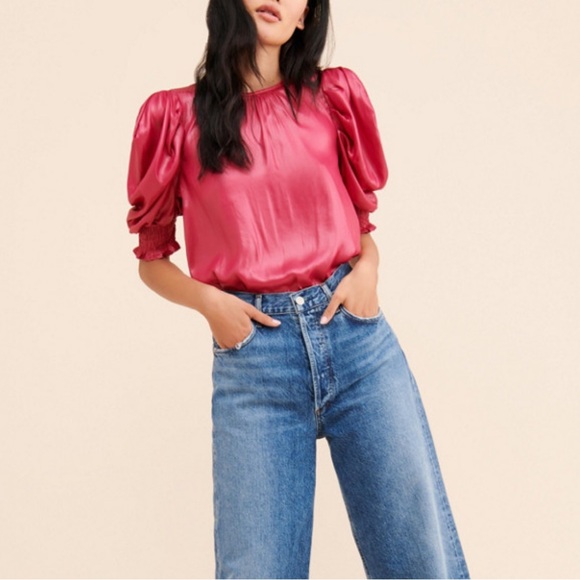 Fuchsia Gloss Blouse - Picture 2 of 3